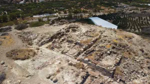 Pyrgos Minoan Settlement at Myrtos  - CRETE