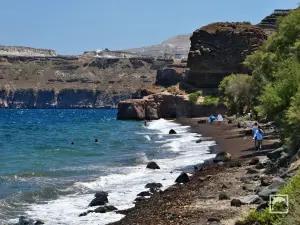 Caldera (Apothikes) Beach  - SANTORINI