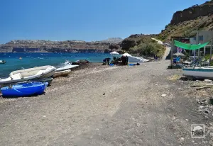 Caldera (Apothikes) Beach  - SANTORINI