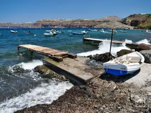 Caldera (Apothikes) Beach  - SANTORINI