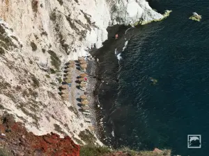 White (Aspri) Beach  - SANTORINI