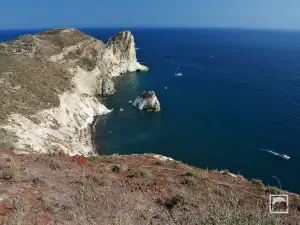 White (Aspri) Beach  - SANTORINI