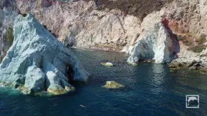 White (Aspri) Beach  - SANTORINI