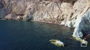 White (Aspri) Beach  - SANTORINI