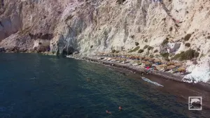 White (Aspri) Beach  - SANTORINI