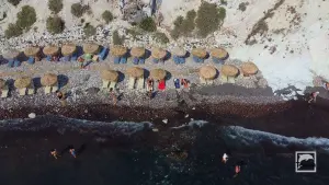 White (Aspri) Beach  - SANTORINI