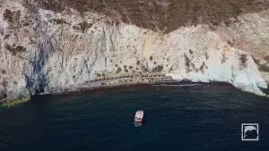 White (Aspri) Beach  - SANTORINI