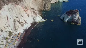 White (Aspri) Beach  - SANTORINI