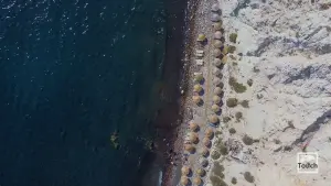 White (Aspri) Beach  - SANTORINI