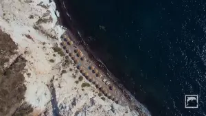 White (Aspri) Beach  - SANTORINI