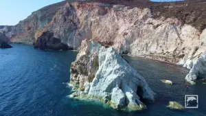 White (Aspri) Beach  - SANTORINI