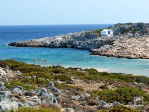 Panagia tou Ammoudi Beach - and Agios Fokas Church  - ASTYPALEA