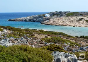 Panagia tou Ammoudi Beach - and Agios Fokas Church  - ASTYPALEA