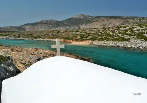 Panagia tou Ammoudi Beach - and Agios Fokas Church  - ASTYPALEA