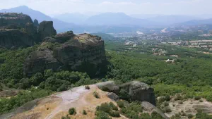 Papathymios Vlachavas Statue Meteora  - GREECE