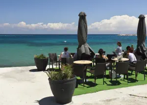 Lefkes Remetzo Cafe  - KEFALONIA