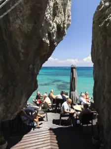 Lefkes Remetzo Cafe  - KEFALONIA