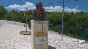 Dimos Tselios Statue  - MEGANISSI